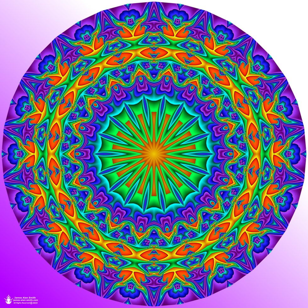 Luminous Moments Mandala By James Alan Smith James Alan Smith